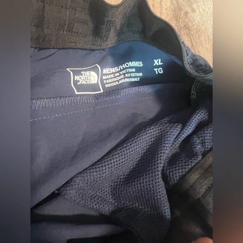 Men's The North Face Dark Blue Casual Joggers With Elastic Waistband
